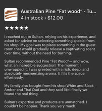 Load image into Gallery viewer, Australian Pine “Fat wood” - Turpentine Wood.