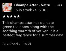 Load image into Gallery viewer, Sultan Fragrances Exclusive Blend  &quot;Champa Attar&quot; - Natrual Perfume Oil | Vegan