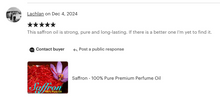 Load image into Gallery viewer, Saffron Oil - 100% Pure Premium Perfume