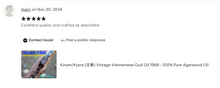 Load image into Gallery viewer, Oud Oil 100% Pure  -  Vintage Vietnamese Kinam / Kyara (沈香) Oud Oil 1968