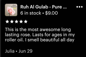 Rose “Ruh Al Gulab” - Premium Indian Rose