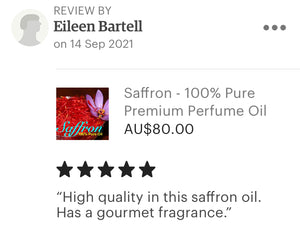 Saffron Oil - 100% Pure Premium Perfume