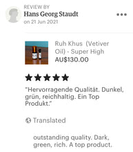 Load image into Gallery viewer, Vetiver Oil (Ruh Khus) - High Grade Oil