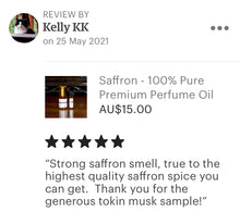 Load image into Gallery viewer, Saffron Oil - 100% Pure Premium Perfume