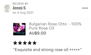 Rose - Bulgarian Rose Otto - 100% Pure Rose Oi